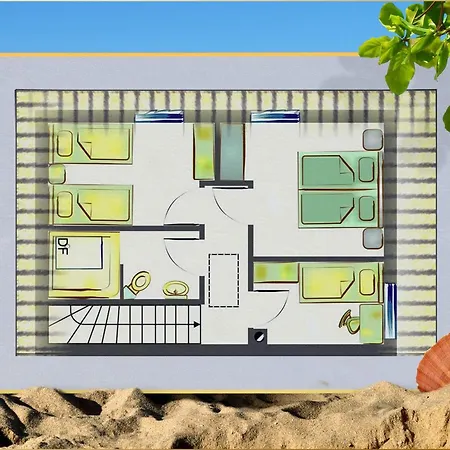 Waldsiedlung Dhh Waldhaus 5 Дом отдыха Корсвандт